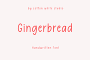 Gingerbread, a Handwritten Font by Sofia Skoog (Thumbnail 1 of 10)