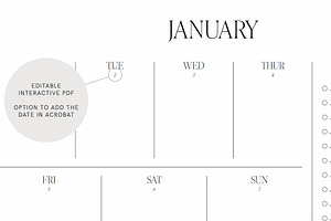 Minimalist Printable Weekly Planner