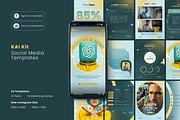 KAI Elite AI Content Social MediaKit, a Social Media Template by Sooni Gaad (Thumbnail 1 of 10)