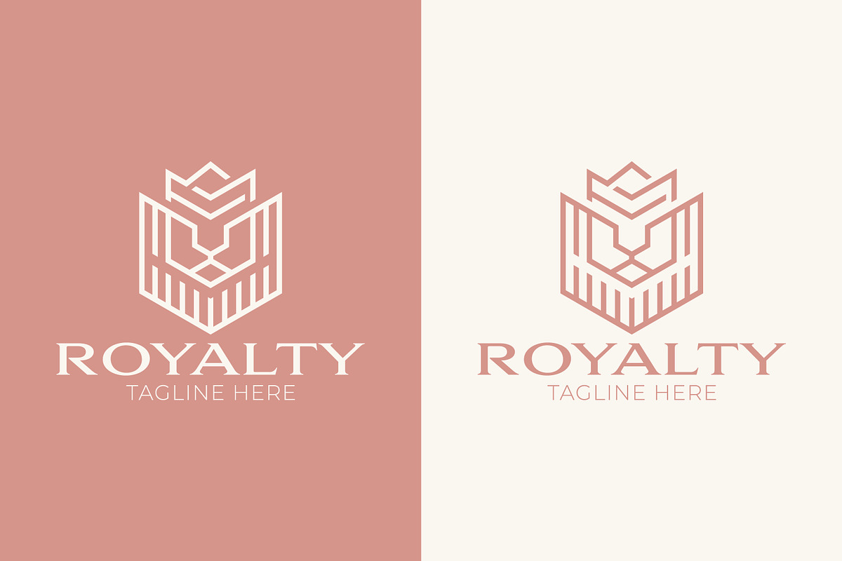 Royalty Crown Shield Lion Head Logo, a Branding & Logo Template by Signatoro (Photo 2 of 4)