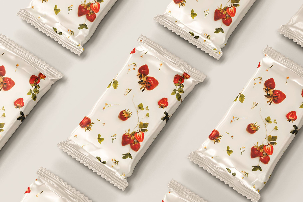 Juicy Strawberry: A Sweet and Summer, a Pattern Graphic by MouseGrey (Photo 6 of 8)