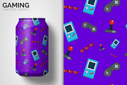 Gaming Seamless Patterns, a Pattern Graphic by 3Y_Design (Thumbnail 5 of 6)