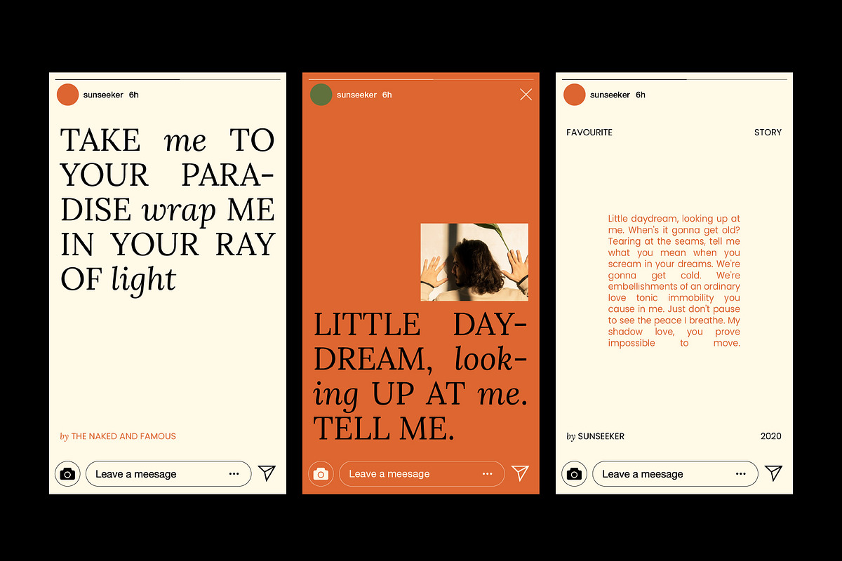 SUNSEEKER Instagram Template, a Social Media Template by VectorKiss GraphicsSupply (Photo 7 of 12)