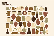 Organic Pottery Ceramic, an Object Illustration by AnkaDrozd (Thumbnail 3 of 6)