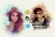 Dynamic Watercolor Paint, an Action Add-On by MRI STUDIO (Thumbnail 1 of 15)
