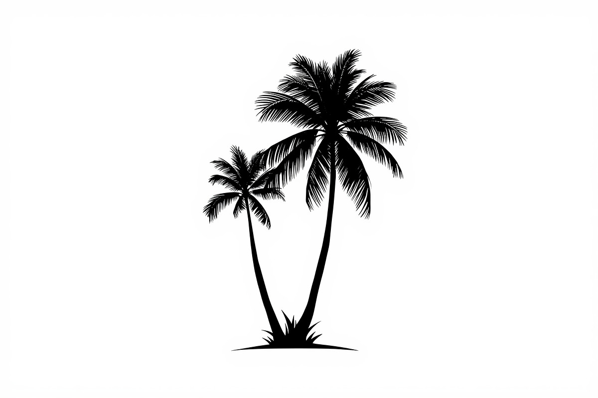 Palm Silhouette Clipart Set, an Illustration by hafijul (Photo 13 of 21)