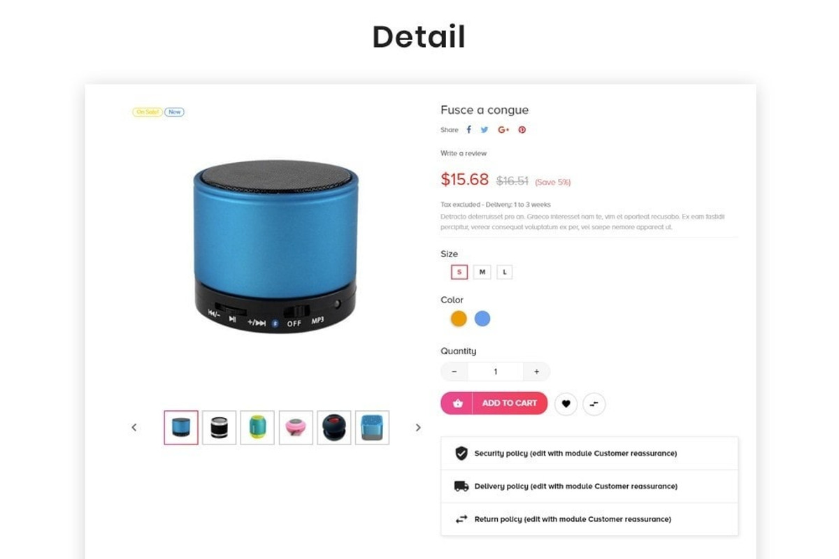 Leo Nunica Responsive Prestashop, a Bootstrap Template by LeoTheme (Photo 7 of 7)
