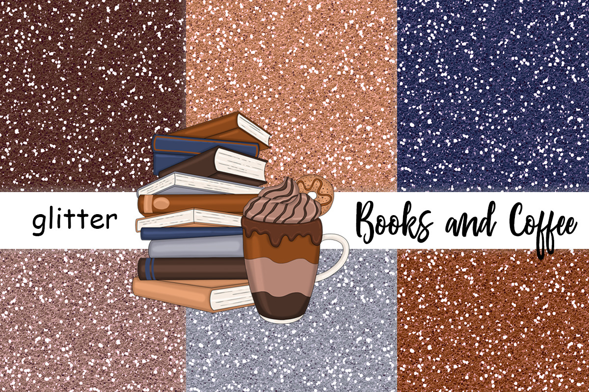 Brown Glitter Background, a Texture Graphic by GlamArtZhanna (Photo 2 of 3)