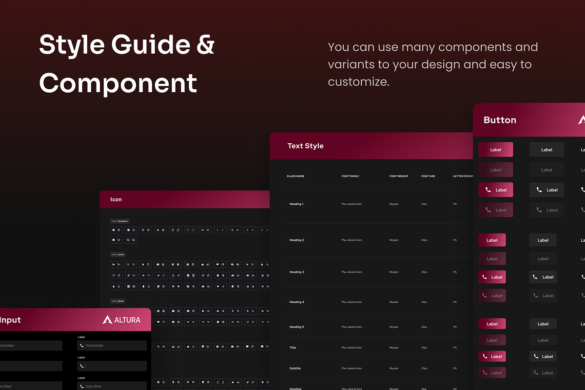 Altura - SAAS Entertainment UI Kit, a Landing Page Template by Agensip Design Agency (Photo 6 of 10)