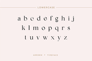 Arroem - Serif Display Font