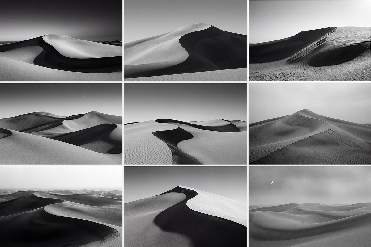 Minimalist Sand Dunes Backgrounds, a Background Graphic by PopotLane (Photo 3 of 7)