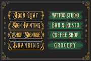 GoldShine with Extras, a Font by uncurve (Thumbnail 4 of 9)