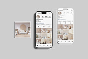 Instagram Post Mockup, a Social Media Template by Graphiculon (Thumbnail 11 of 11)