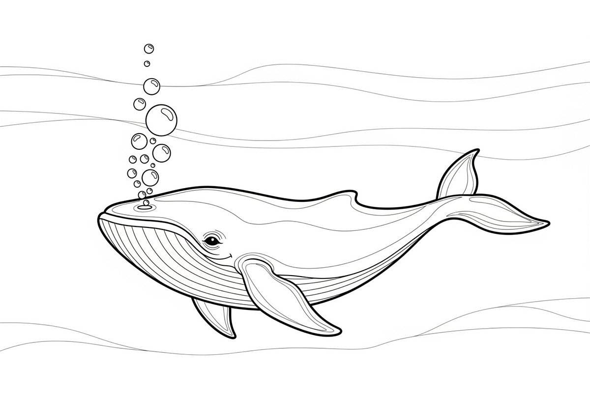 Whale Line Art Vector Bundle, an Illustration by yasushie (Photo 32 of 51)