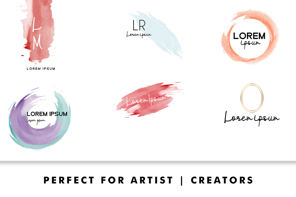 Watercolor Branding Bundle Kit, a Branding & Logo Template by Design Unique (Photo 7 of 15)
