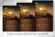 Silent Night Christmas Flyer PSD, a Flyer Template by Godserv Designs (Thumbnail 2 of 9)