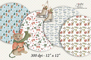 Christmas time paper, a Pattern Graphic by patriziamoscone (Thumbnail 4 of 4)