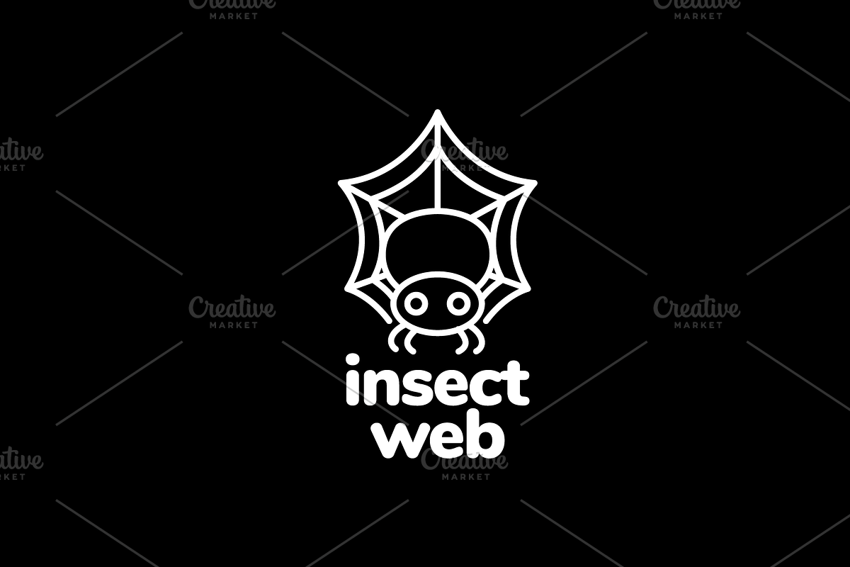 window spider web mascot logo, a Branding & Logo Template by devastd