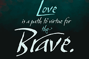 So Lovely Script Typeface, a Script Font by Positype (Thumbnail 2 of 5)