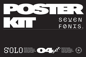 POSTER FONT KIT