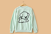 Bichon Frise SVG Illustrations, an Animal Illustration by HalieKStudio (Thumbnail 8 of 9)