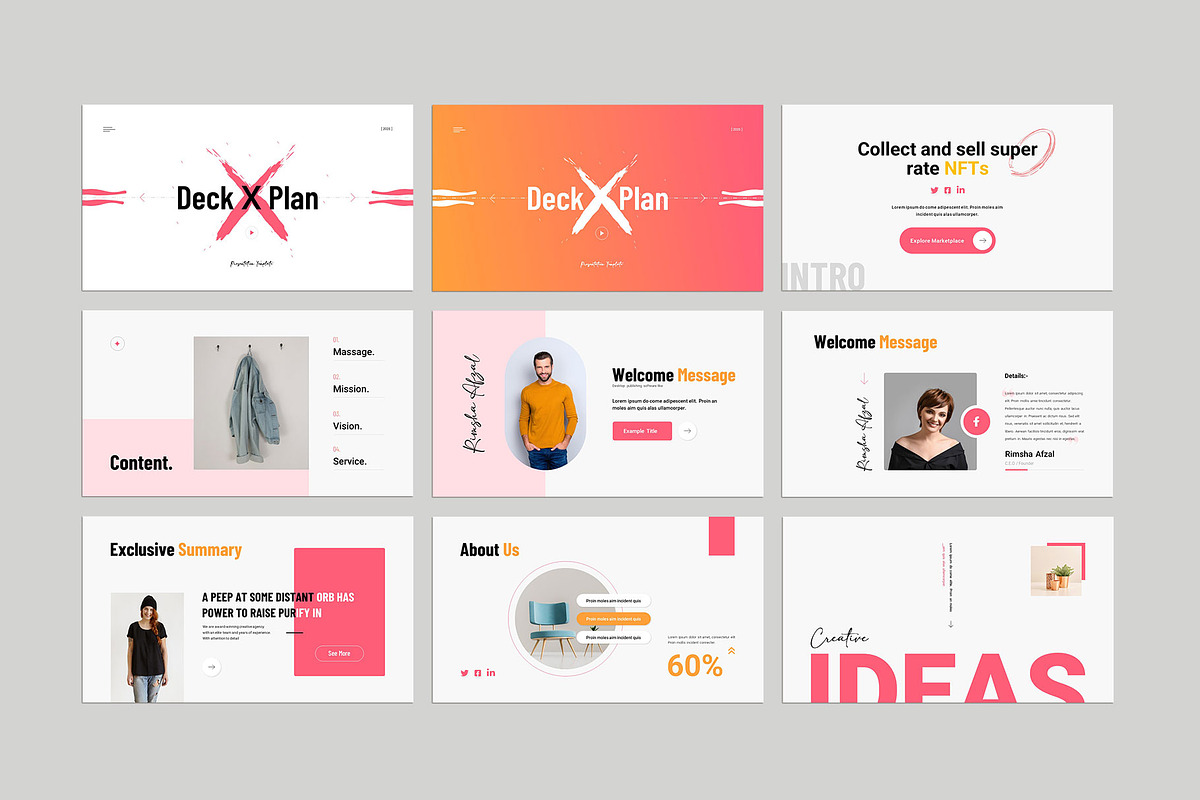 Business X Plan Presentation, a Presentation Template by KreateTribe (Photo 4 of 6)
