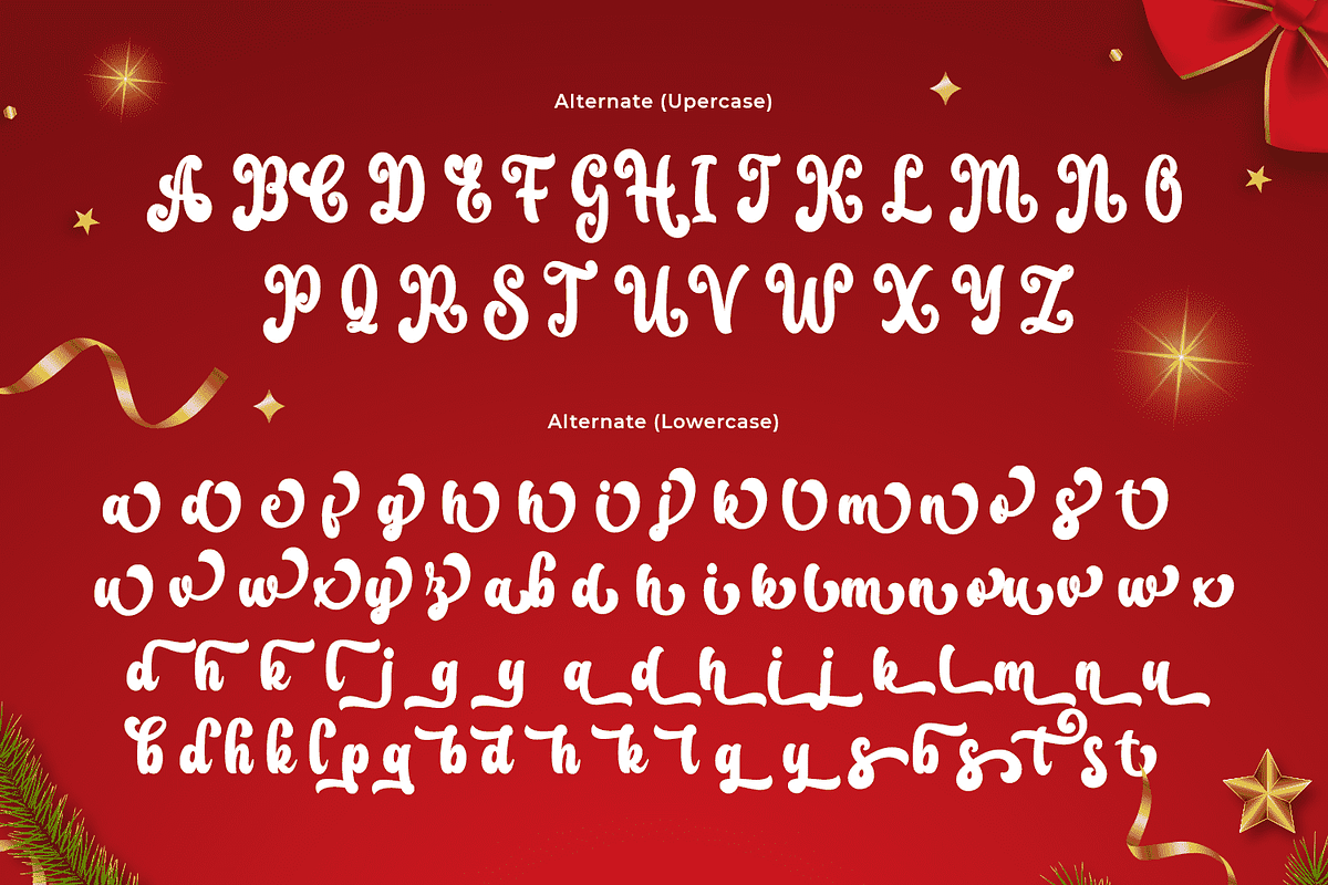 Christmas, a Script Font by Mozatype (Photo 9 of 10)