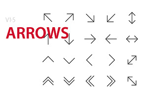 100 Arrows UI Icons