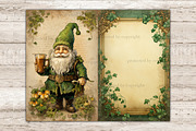 St. Patricks Day Gnomes Junk Journal, a Seasonal Illustration by GlamArtZhanna (Thumbnail 6 of 10)