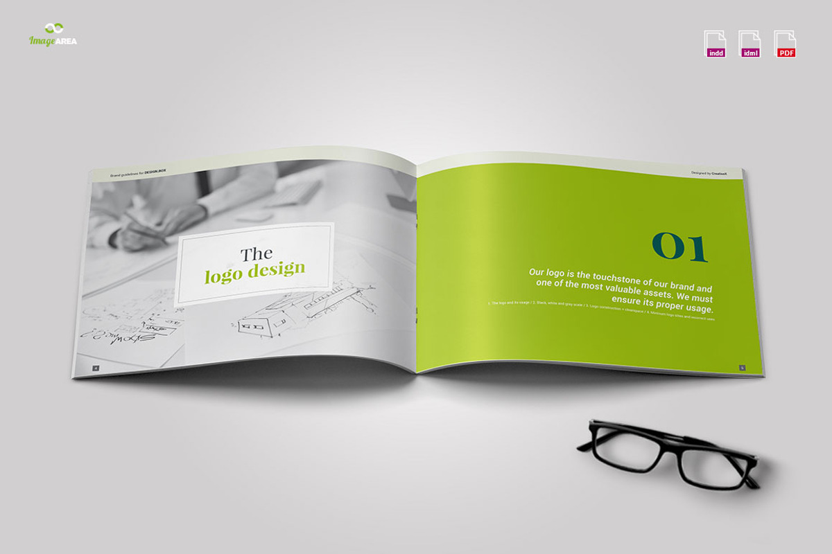 Landscape Brand Book, a Brochure Template by Imagination Area (Photo 2 of 13)