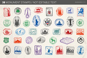 World Travel Super Set, a Texture Illustration by Pingebat (Thumbnail 7 of 16)