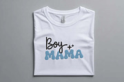 Retro Boy Mama Blue Embroidery File, an Illustration by Purpose Ekbal (Thumbnail 2 of 3)