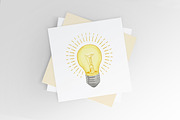 Engraving light bulb, a Technology Illustration by Good Studio (Thumbnail 3 of 3)