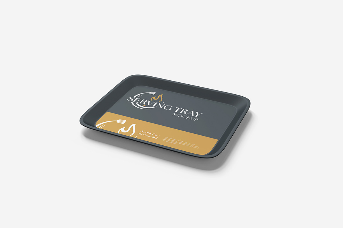 Serving Tray Mockup, a Product Mockup by MrLetters (Photo 2 of 5)