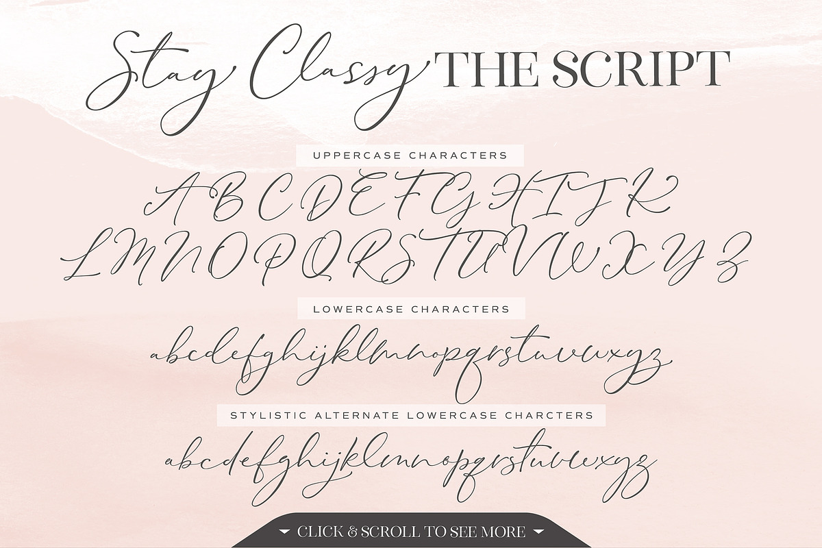 The Stay Classy Font Duo, a Serif Font by Nicky Laatz (Photo 34 of 36)