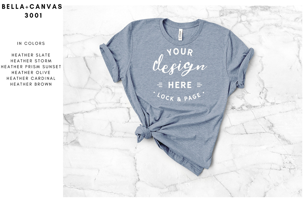 Bella Canvas T-Shirt Mockup Bundle, a Shirt Mockup by lock and page (Photo 10 of 85)