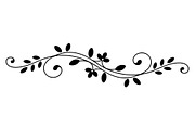 Ornamental Floral Silhouette, a Decorative Illustration by himelgfx (Thumbnail 8 of 18)