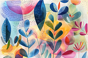 Hand Drawn Geometric Shapes, a Background Graphic by Printable Treasure (Thumbnail 2 of 4)