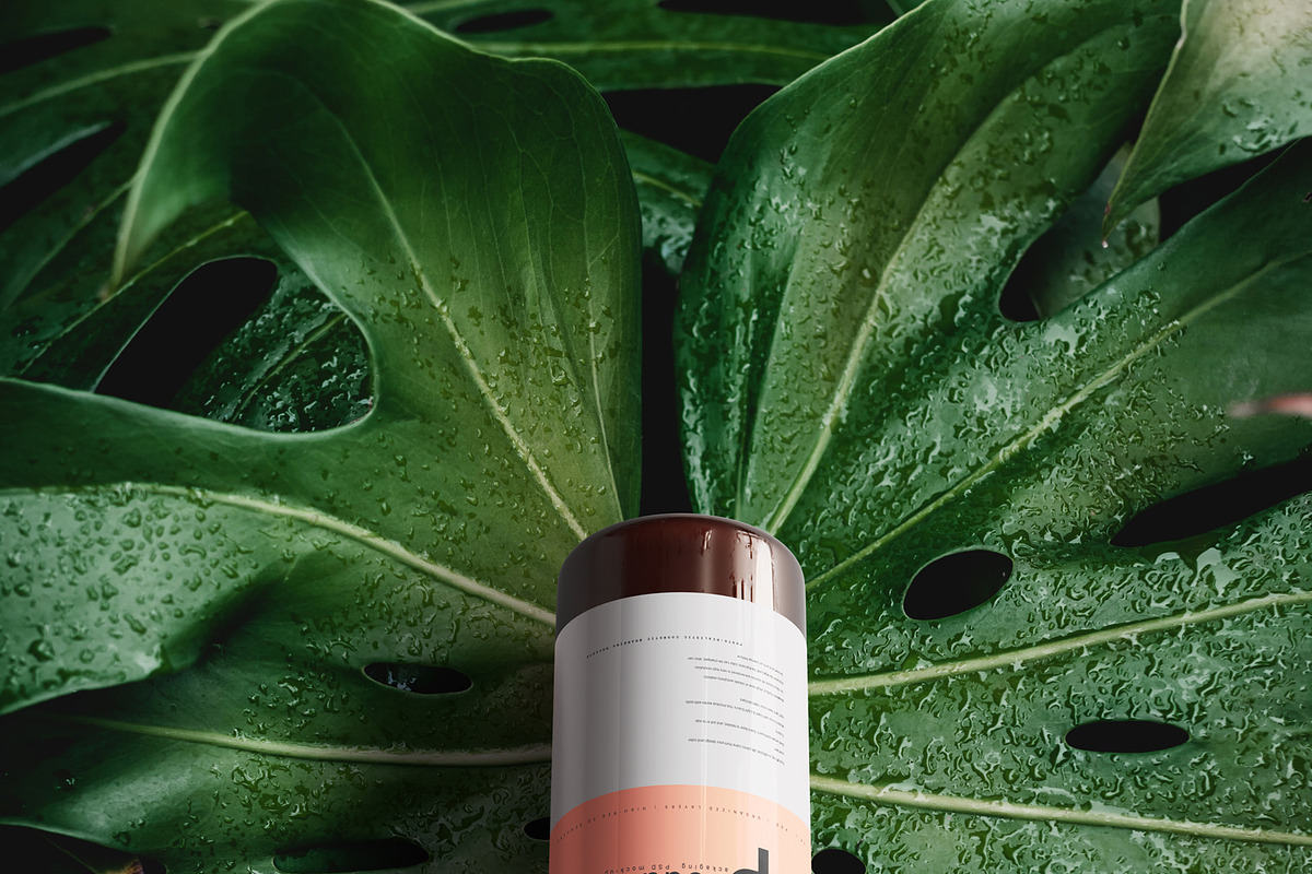 Amber Bottle Mockup, a Product Mockup by pmvch (Photo 7 of 10)