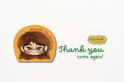 Cute Avocado Watercolor Clipart, a Food Illustration by creationsbyapuruh (Thumbnail 5 of 5)