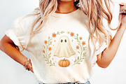 Cute Ghost Pumpkin PNG, Fall, an Illustration by SharpMarketplace (Thumbnail 2 of 9)