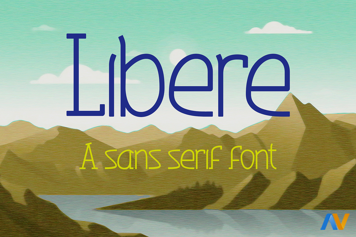 Libere, a Sans Serif Font by Wakoletras (Photo 1 of 3)
