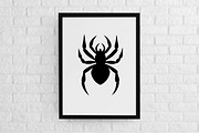 Spider Silhouette SVG, an Animal Illustration by newminddesign (Thumbnail 2 of 5)