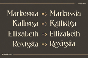 Wilkista - Ligature Typeface