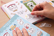 My Friend, Simon Sticker Set, a Graphic by Dori Debreceni draws (Thumbnail 5 of 8)