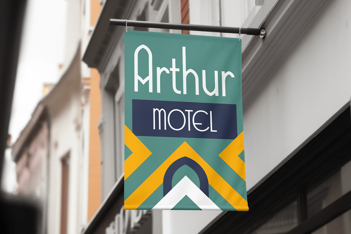 CS Hazel – Art Deco Font, a Sans Serif Font by Craft Supply Co. (Photo 4 of 8)