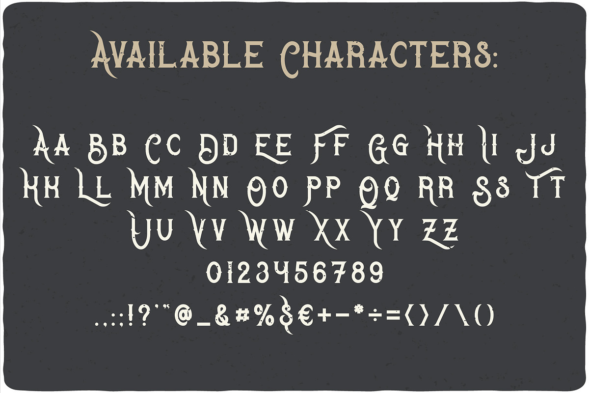 Bandidas Typeface preview 2