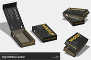 Rigid Gift Box Mockup, a Books & Magazine Mockup by Permadi Creative (Thumbnail 1 of 5)