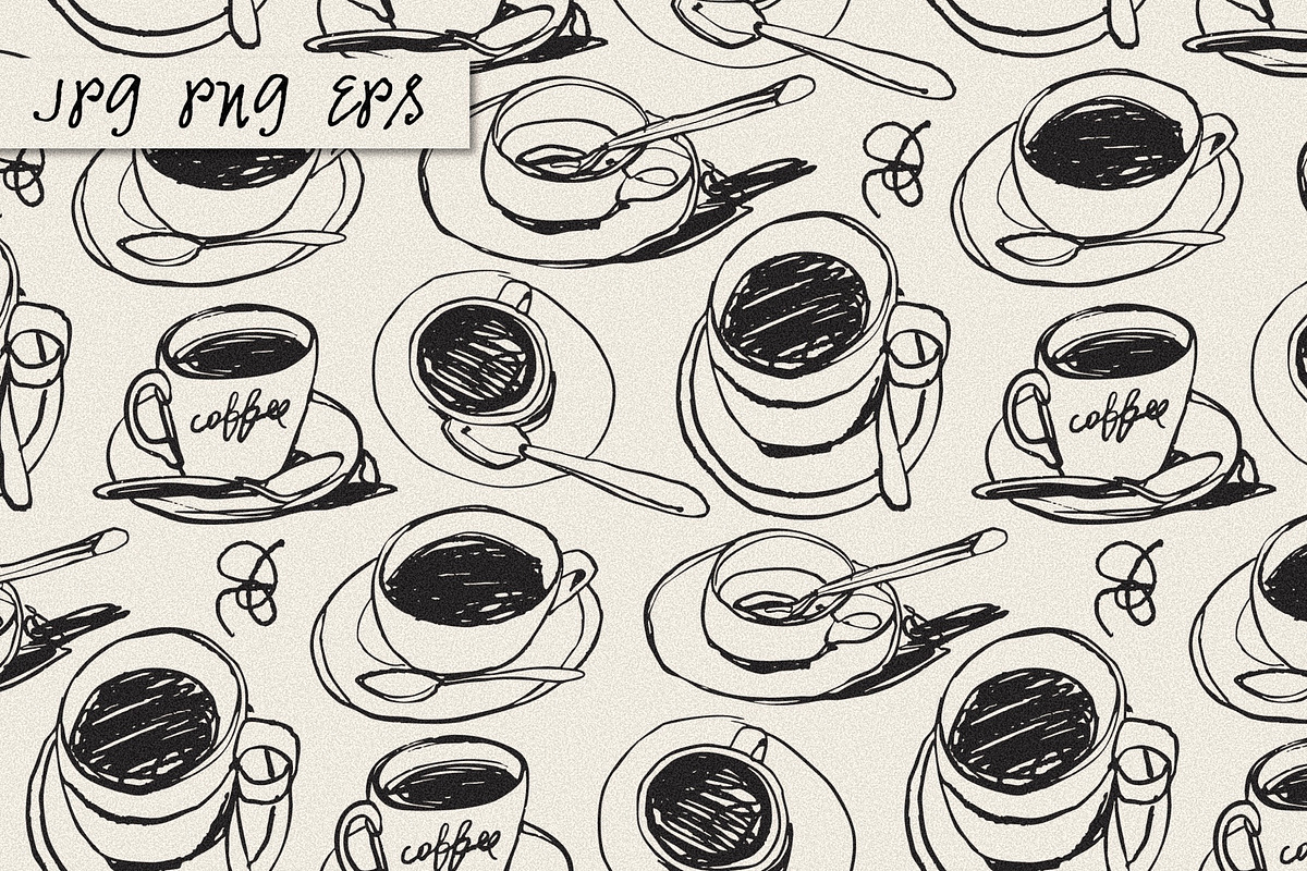 Coffee sketches, a Food Illustration by Twisted Tail (Photo 5 of 5)