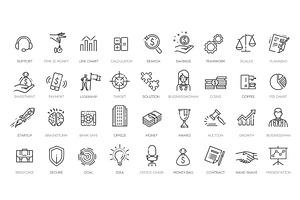 Business and Finance web icon set, an Object Illustration by Tettygreen